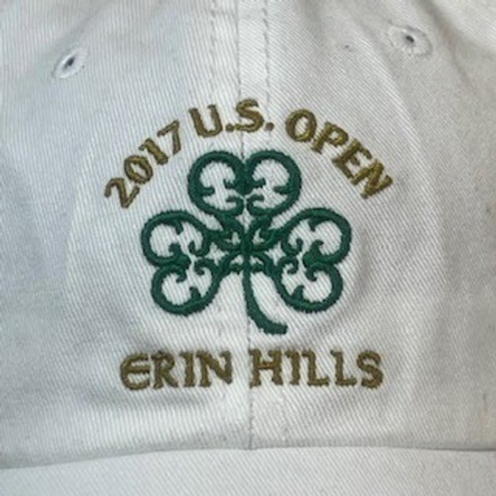 USGA Member 2017 U.S. Open Erin Hills White Golf Hat Cap Adjustable - Picture 2 of 8